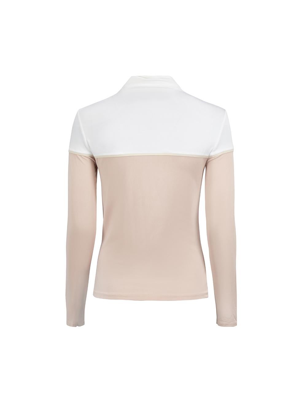 CONDITION is Very good. Minimal wear to top is evident. Minimal wear to fabric with one or two discoloured marks found at centre front and back of shoulder on this used 'S Max Mara designer resale item.

Details
Pink
Synthetic
Top
Long