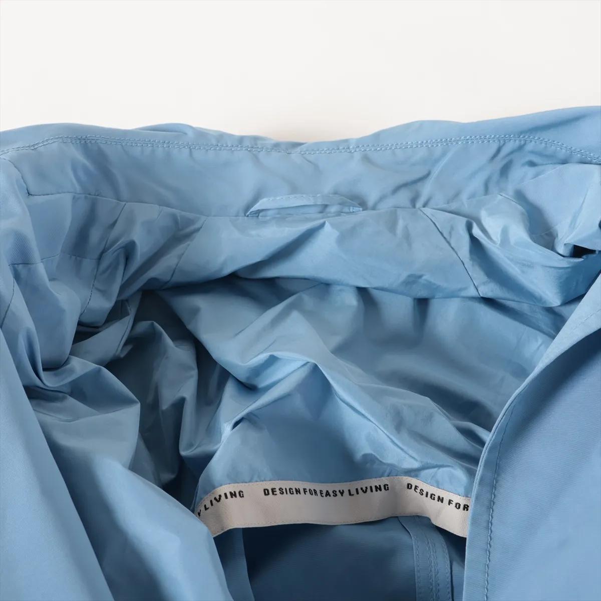 Max Mara Polyester Mantel Hellblau im Zustand „Gut“ im Angebot in Indianapolis, IN