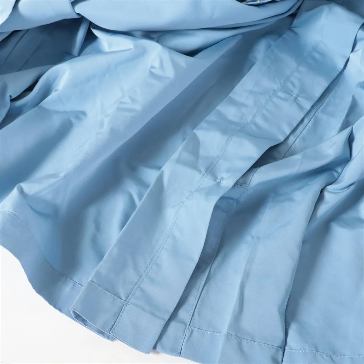 Max Mara Polyester Mantel Hellblau Damen im Angebot