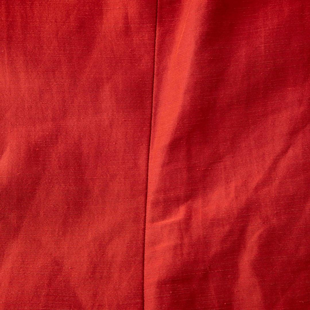 Marrone Max Mara Giacca rossa con cintura di media lunghezza taglia S in vendita