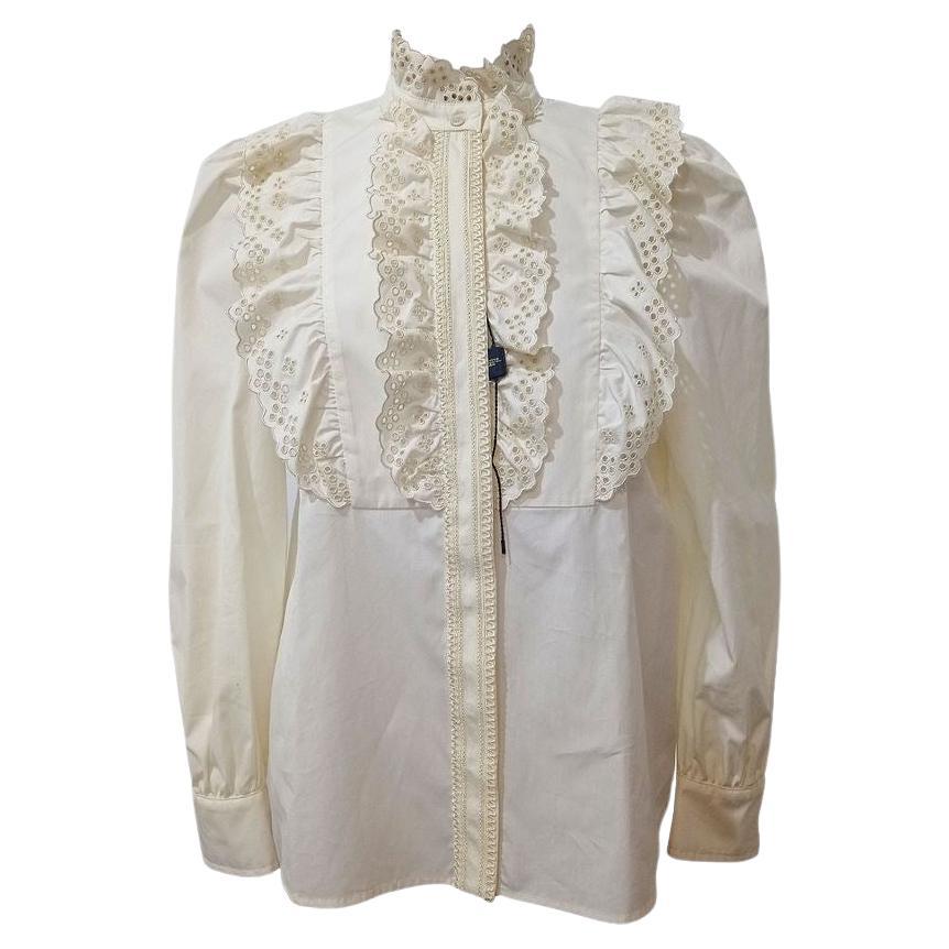 Max Mara Rouches shirt size 36 For Sale
