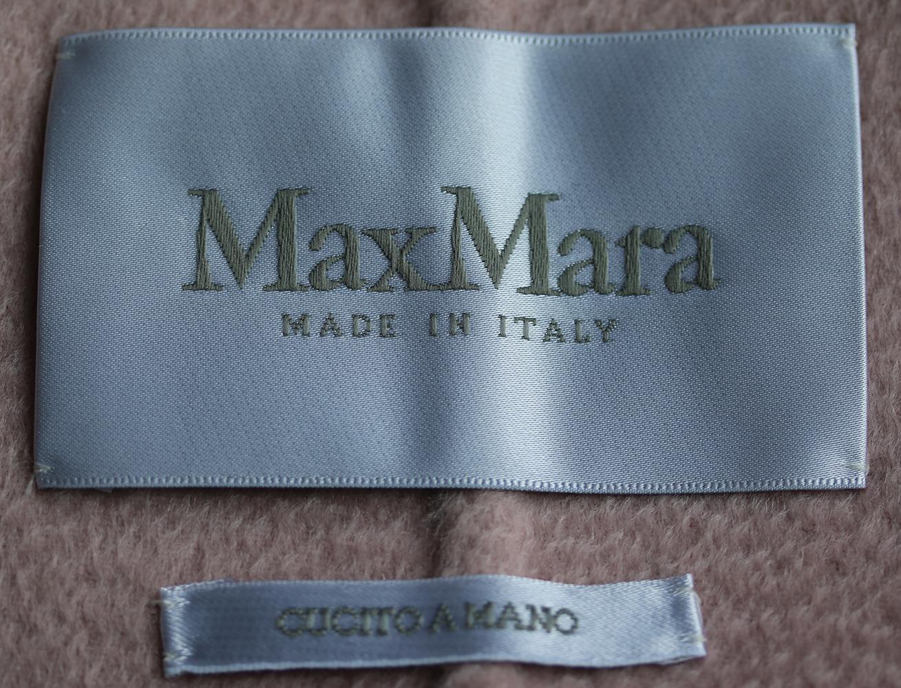 Max Mara Rubiera Wool & Cashmere Blend Coat In Excellent Condition In London, GB