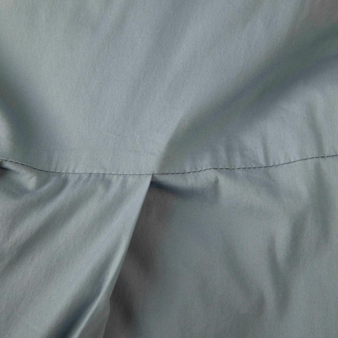 Max Mara 'S Max Mara Blau Fliege Midi-Kleid Größe XS (Grau) im Angebot