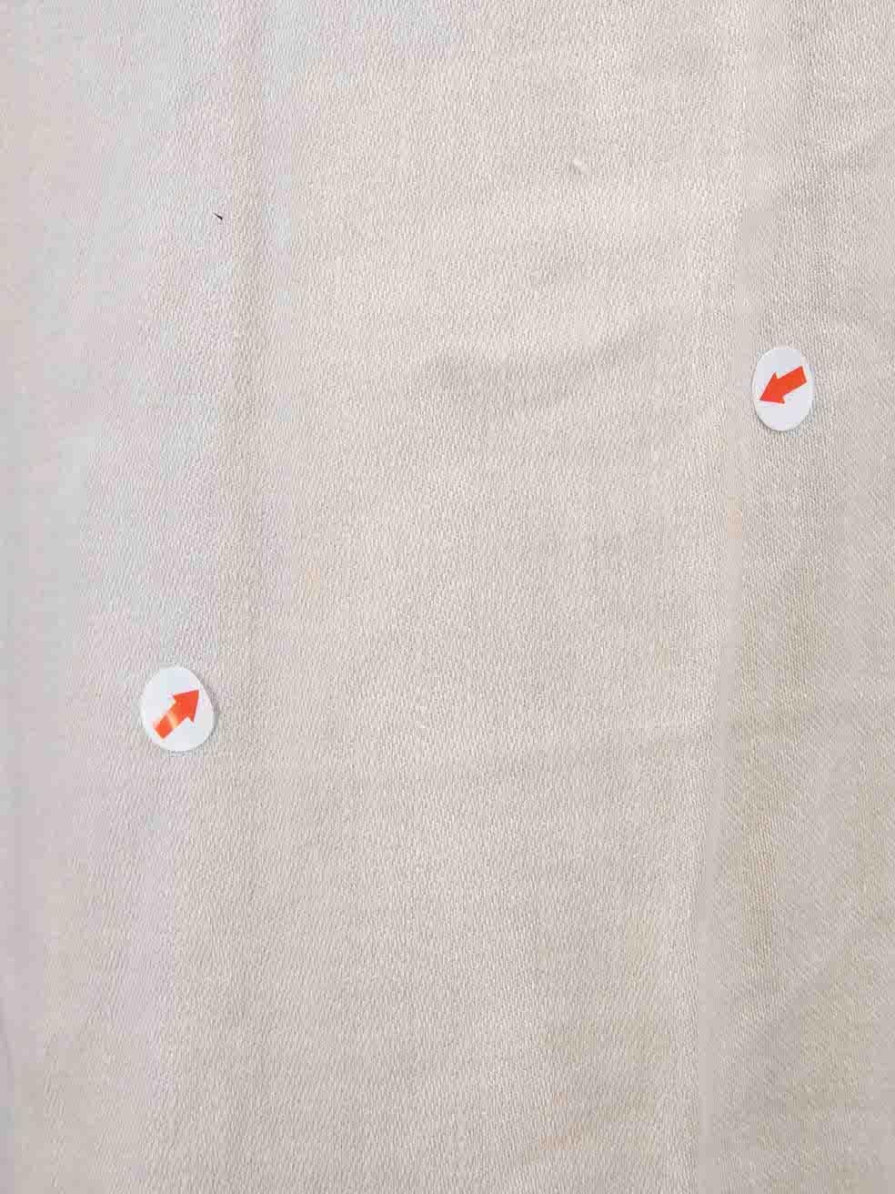 Women's Max Mara 'S Max Mara Grey Tailored Straight Trousers Size L