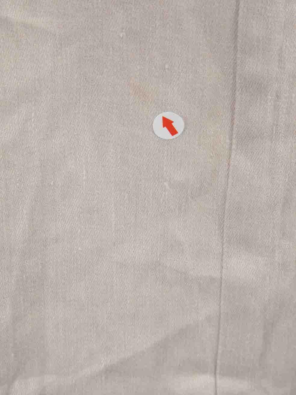 Max Mara 'S Max Mara Grey Tailored Straight Trousers Size L 1