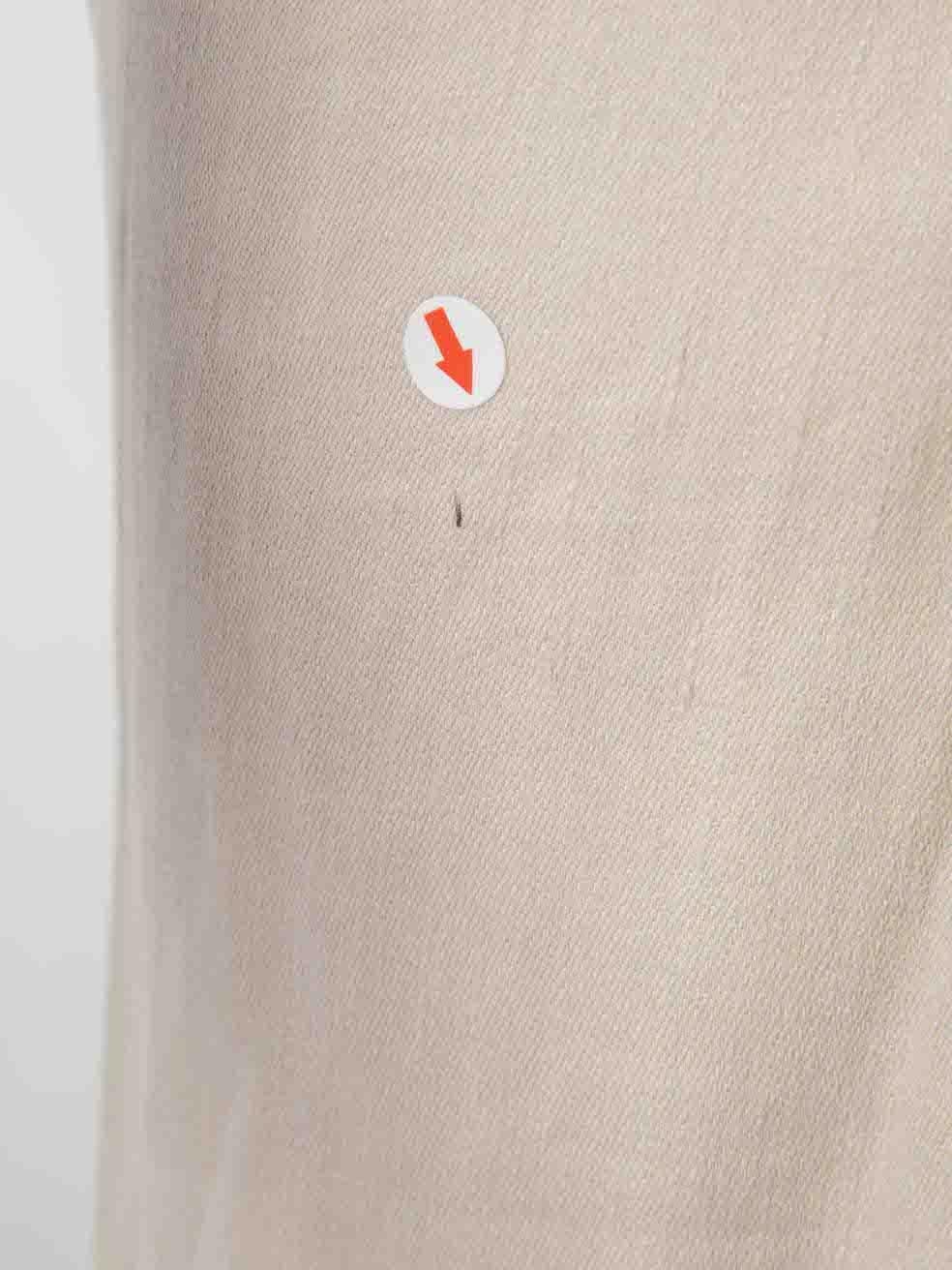 Max Mara 'S Max Mara Grey Tailored Straight Trousers Size L 2