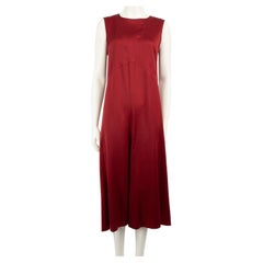 Max Mara S' Max Mara Red Sleeveless Midi Dress Size M