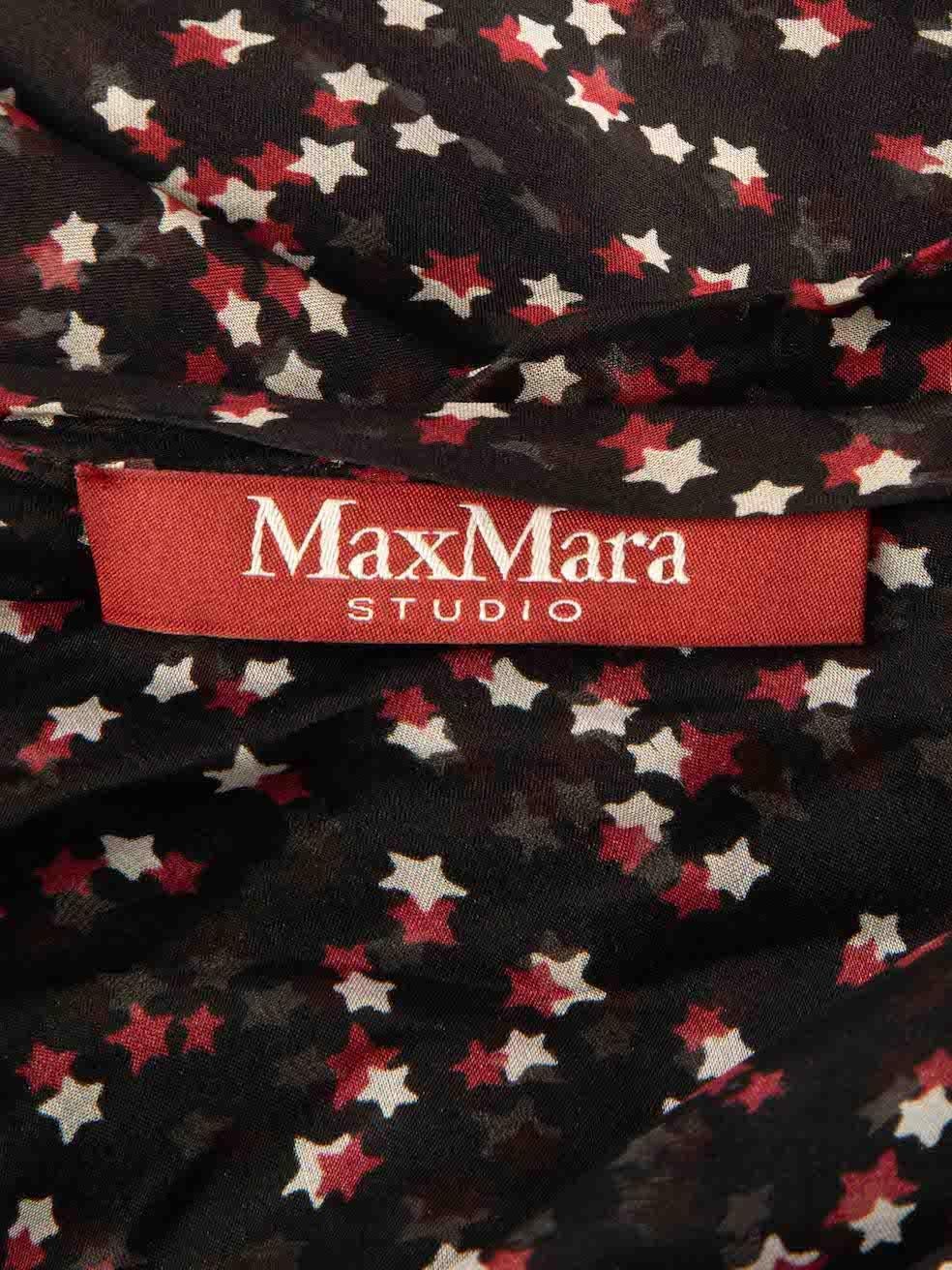 Max Mara S' Max Mara Camicetta con stampa a stelle e fiori taglia M In condizioni buone in vendita a London, GB