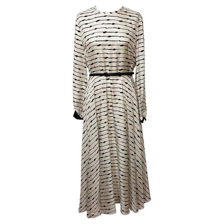 Max Mara Silk dress size 42 For Sale at 1stDibs