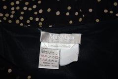 Max Mara Silk Spot Dress