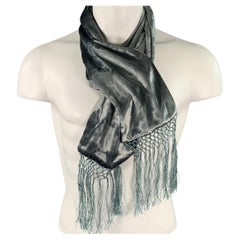 Sciarpa con frange argentate MAX MARA