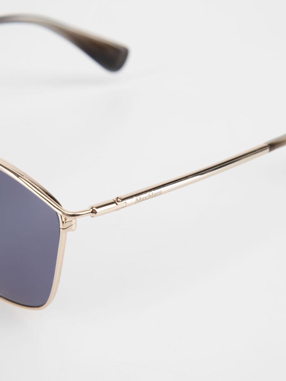 Gafas de sol Max Mara Metal Plateado Tintado Azul 2