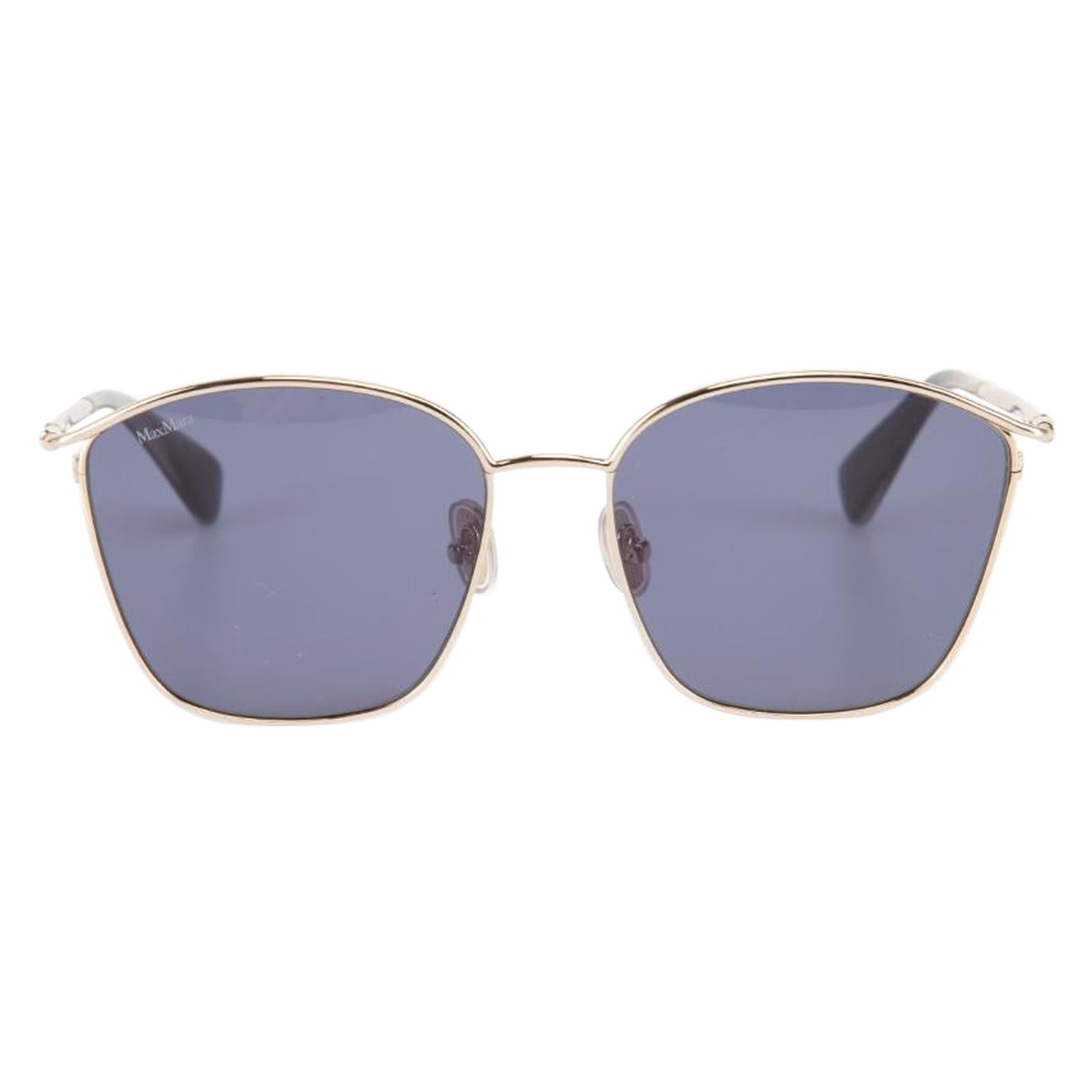 Gafas de sol Max Mara Metal Plateado Tintado Azul