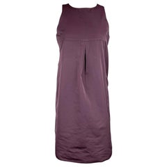 MAX MARA Size 6 Purple Polyester / Cotton Sleeveless Shift Dress