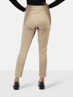Max Mara Slim Fit Beige Trousers Size XXXS
