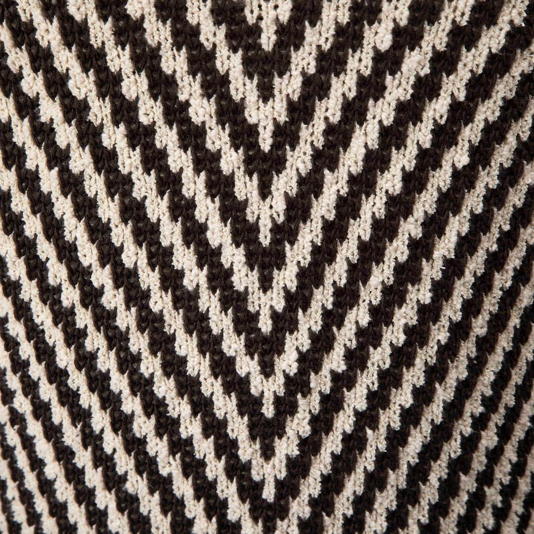 Max Mara Striped Knitted Midi Dress Size M In Good Condition For Sale In London, GB