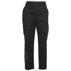 Max Mara Studio Pantalones a medida de algodón negro XL
