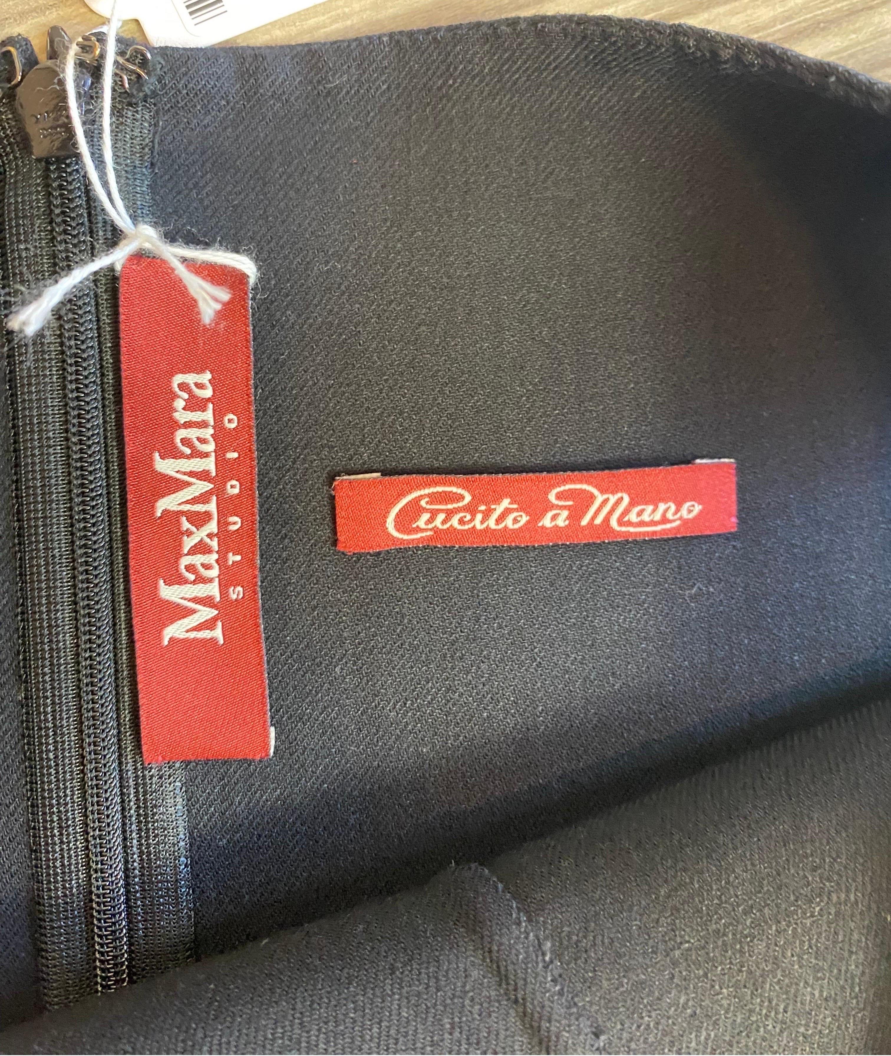 Max Mara Studio black dress For Sale 2