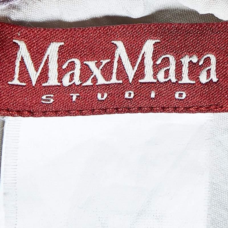 Max Mara Studio Multicolor Floral Printed Silk Short Dress L In Good Condition For Sale In Dubai, Al Qouz 2