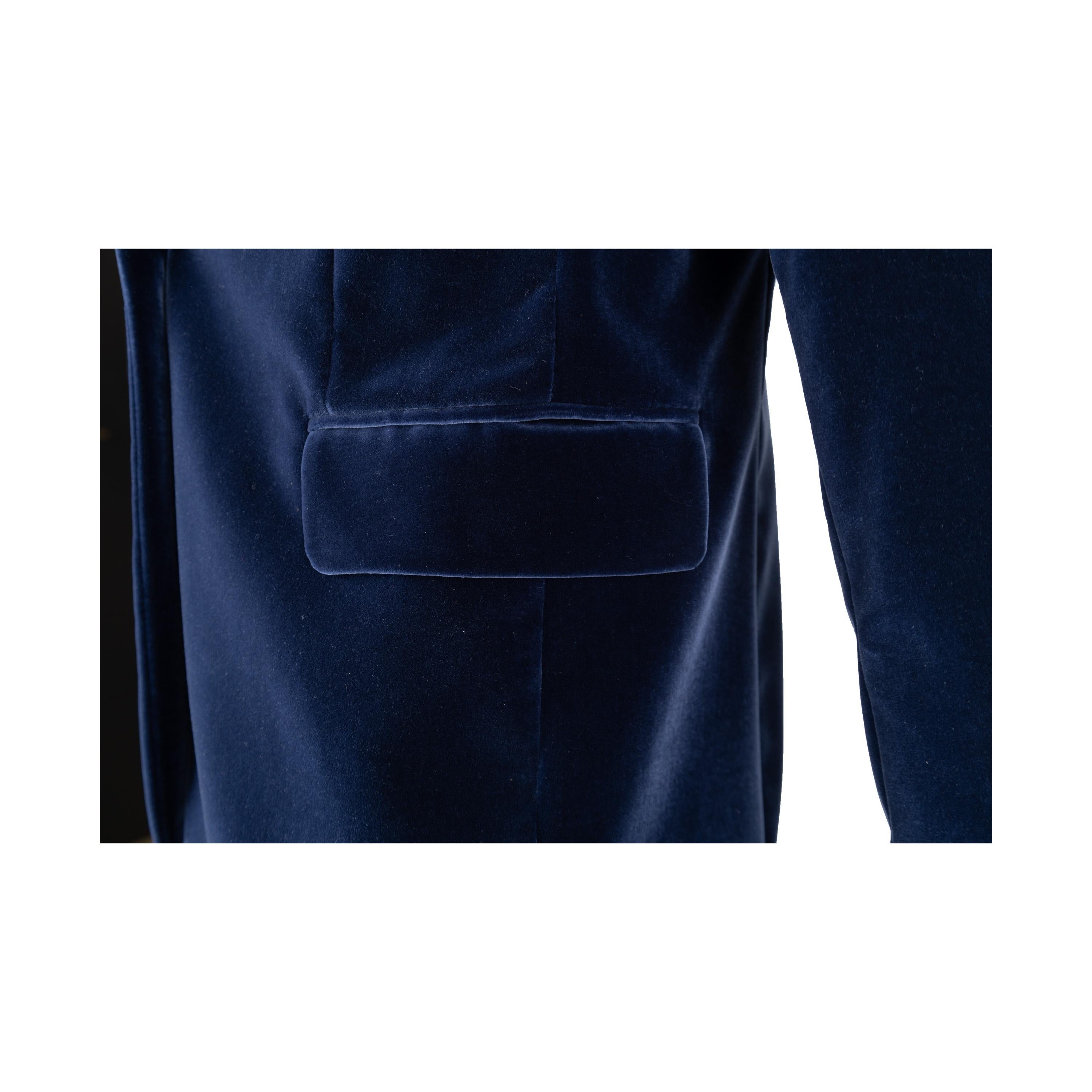 Max Mara Studio Velvet Suit For Sale 3