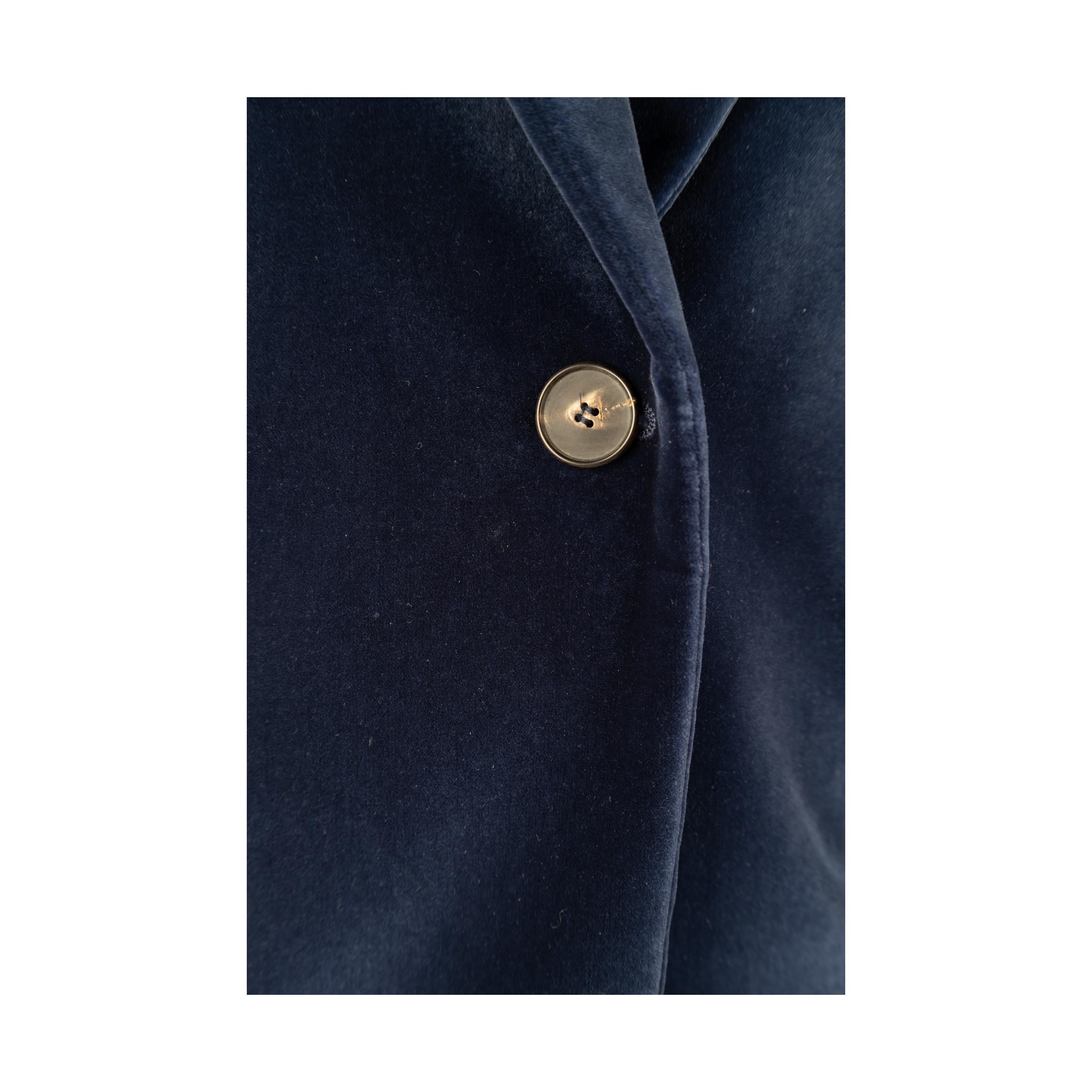Max Mara Studio Velvet Suit For Sale 4