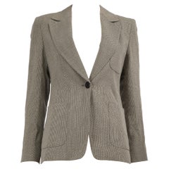 Max Mara Tweed Single Breasted Blazer Size XS