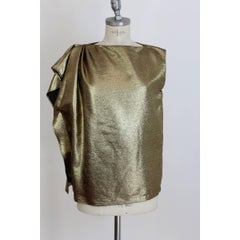 Max Mara Vintage Red Gold Viscose Suit Pants