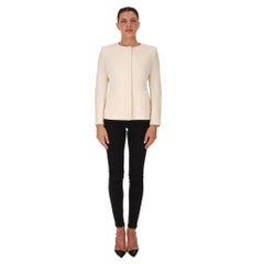 Max Mara - Veste sans col en laine vierge
