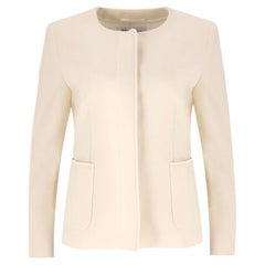 Max Mara - Veste sans col en laine vierge