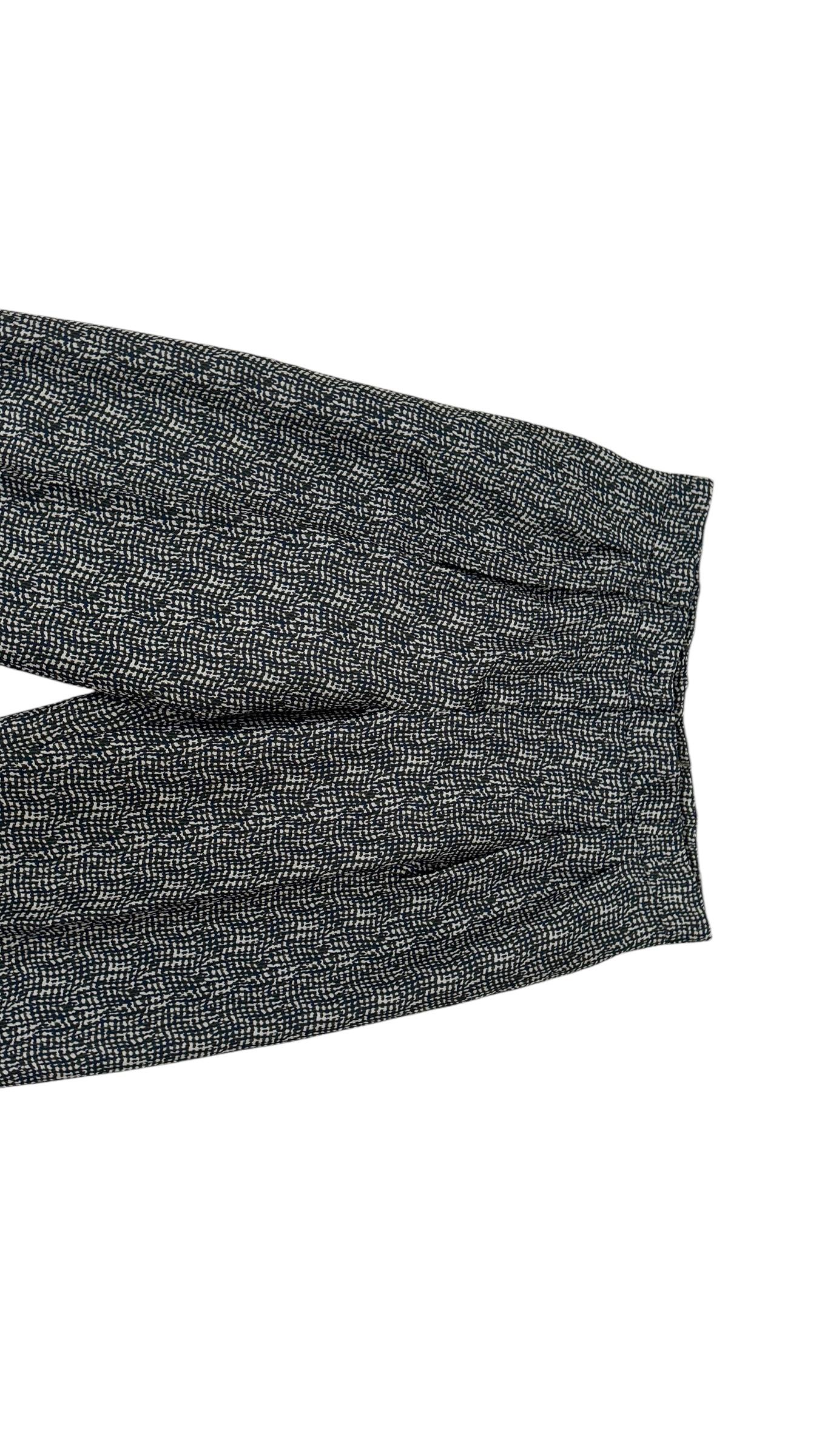 Max Mara Weekend Graphic Textured Cropped Trousers - We pay for import duty! In Good Condition For Sale In Milano, IT