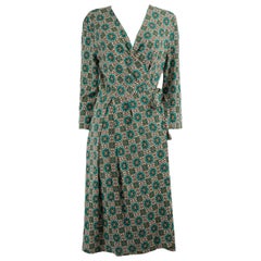 Max Mara Weekend Max Mara Wickelkleid mit abstraktem Druck Größe XL