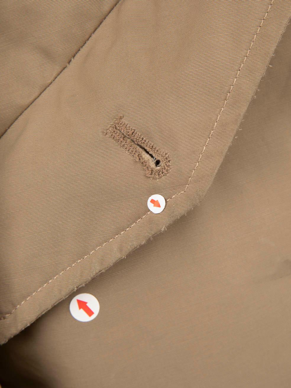Max Mara Weekend Max Mara Beige Hooded Parka Coat Size S For Sale 3