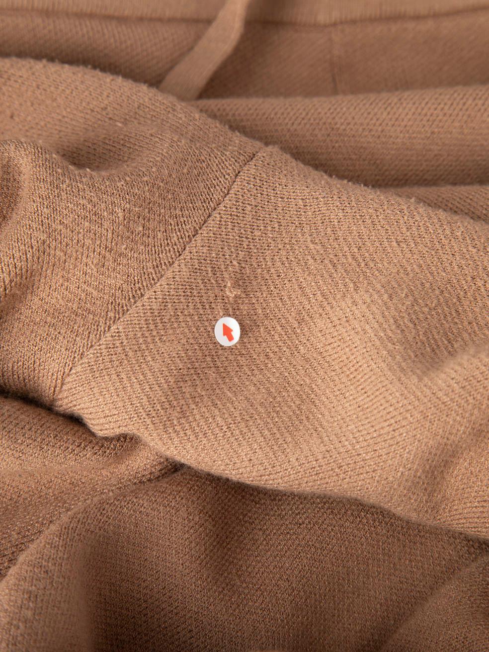 Joggers Max Mara Weekend Max Mara en tricot de viscose beige, taille L Pour femmes en vente