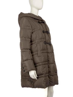 Max Mara Weekend Max Mara Brown Quilted Puffer Coat Size XL