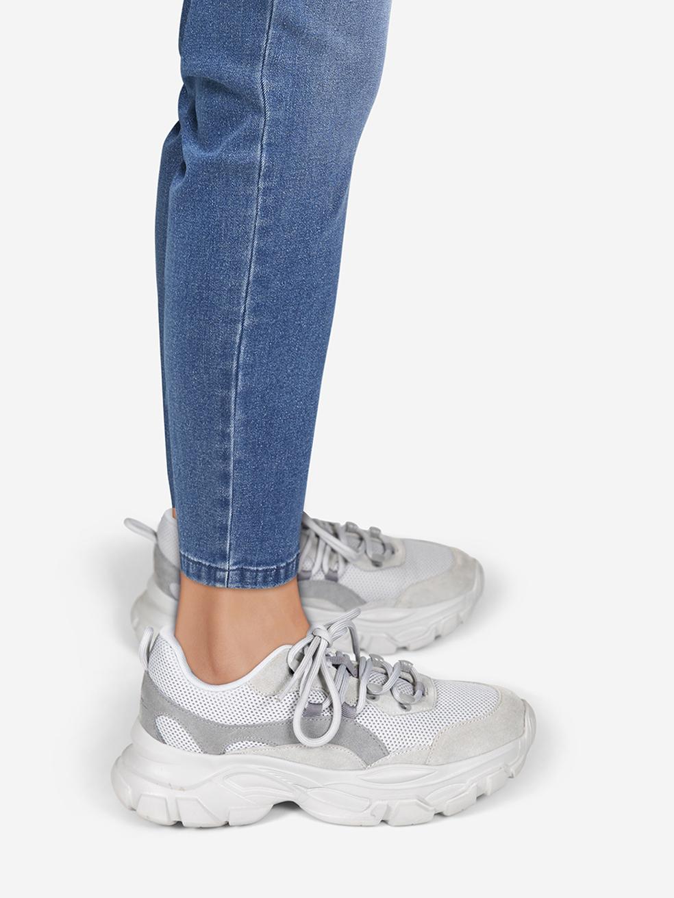 CONDITION is Very good. Minimal wear to trainers is evident. Minimal wear to the right shoe with small discolouration marks on this used Weekend MaxMara designer resale item.
 
 Details
 
 
 Weekend Max Mara
 
 Model: Bebbio
 
 Grey
 
 Cloth