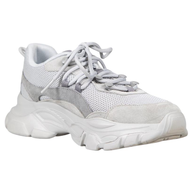 Max Mara Weekend Max Mara Grey Bebbio Trainers Size IT 37 For Sale