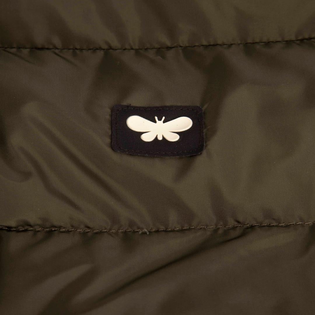 Donna Max Mara Weekend Max Mara Khaki Furetto Puffer Coat Con Cappello Taglia XXS in vendita