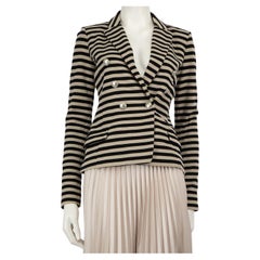 Max Mara Weekend Max Mara Striped Double Breasted Blazer Size S