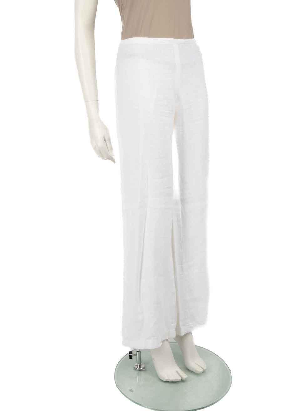 CONDITION is Very good. Minimal wear to trouser is evident. Minimal wear with some light pilling to the crotch area and some pulls to the weave on the centre front can be seen on this used Weekend Max Mara designer resale item.
 
 
 
 Details
 
 
