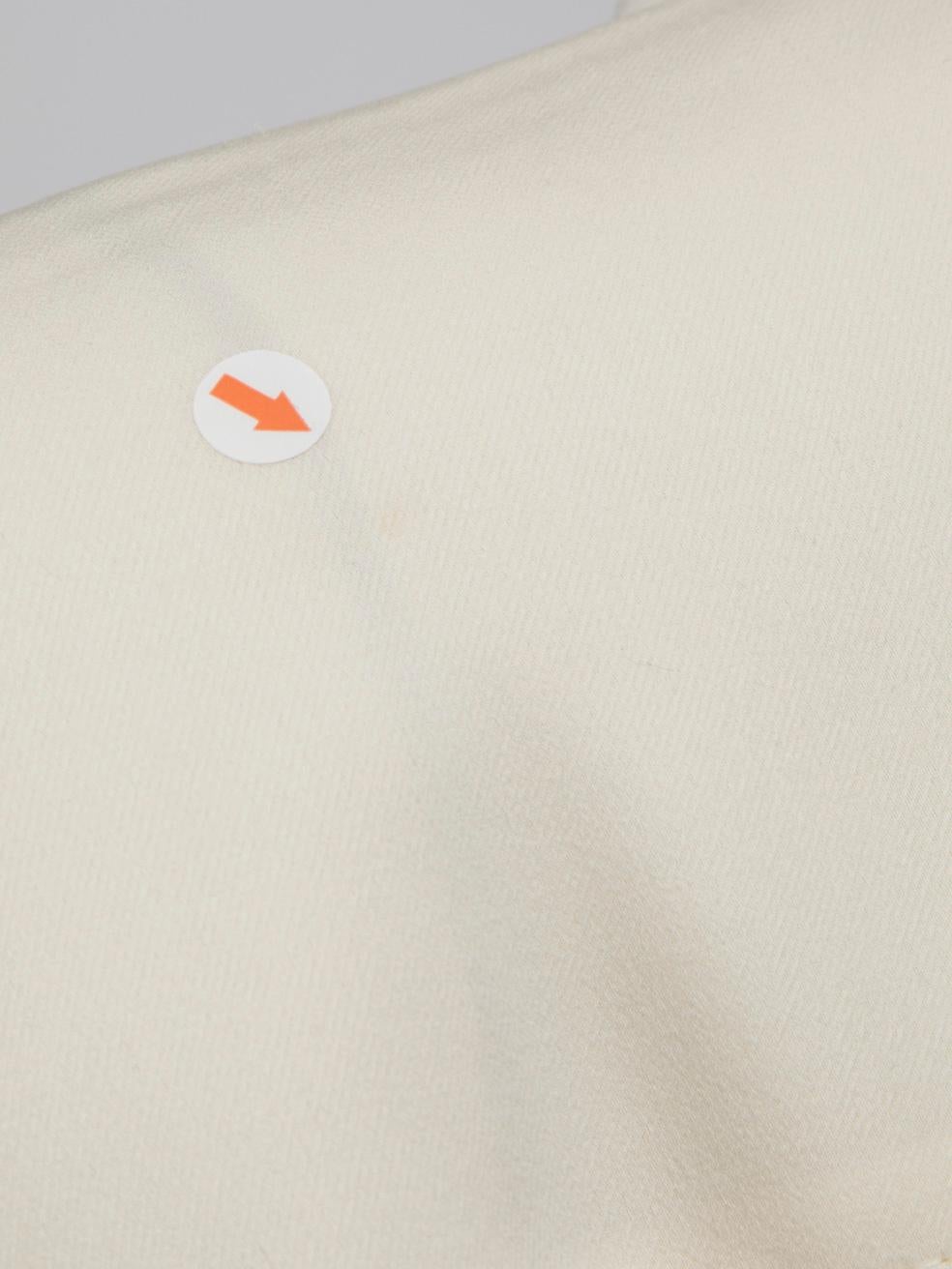 Max Mara White Silk Long Sleeve Blouse Size XXL 1