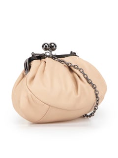 Max Mara Women's Beige Nappa Leather Small Pasticcino Bag