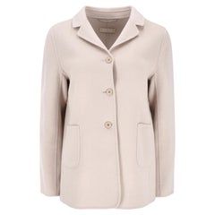 Max Mara Blazer aus Wolle und Kaninchenhaar