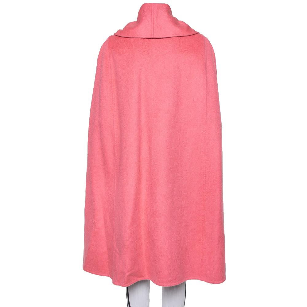 Pink M WOMEN FASHION Coats Cape and poncho NO STYLE Cortefiel Cape and poncho discount 74% 