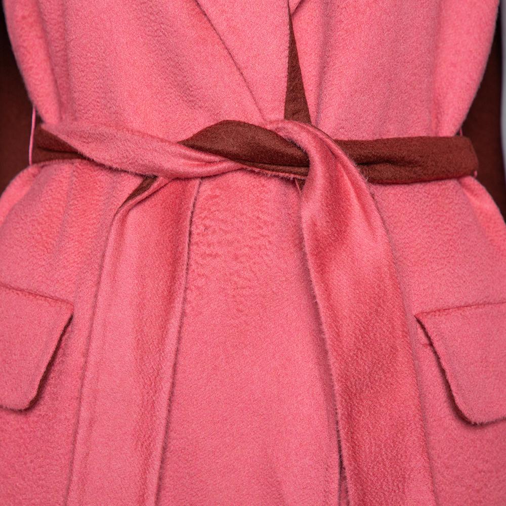 pink cape coat