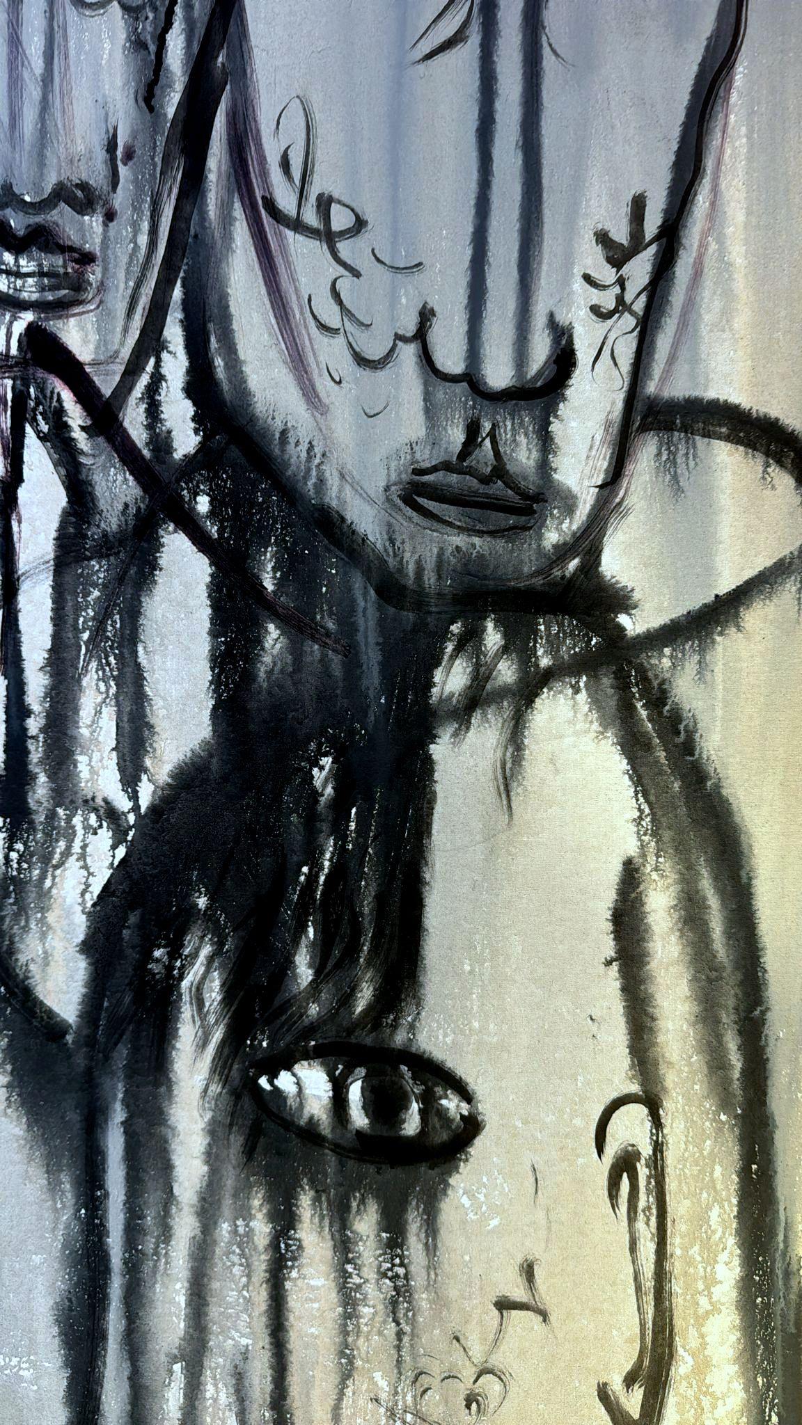 Max Marra Pintura Técnica Mixta Sobre Lienzo Italia 2004 en venta 4