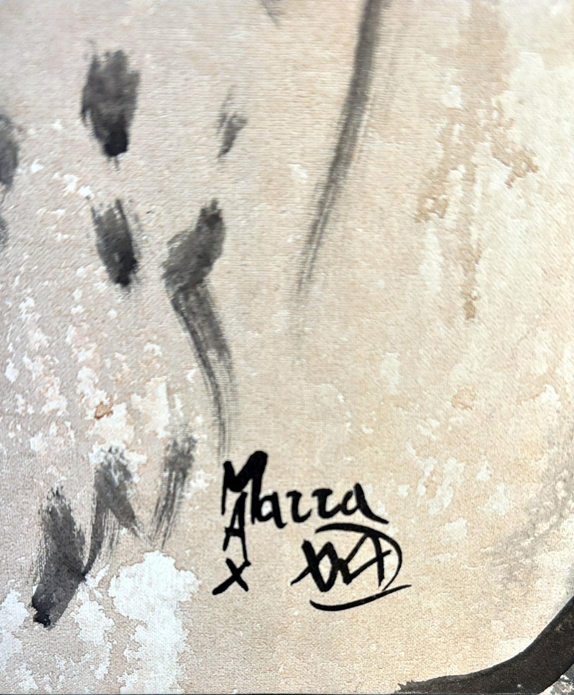 Max Marra Pintura Técnica Mixta Sobre Lienzo Italia 2004 en venta 10