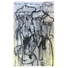 Max Marra Painting Mixed Technique On Canvas Italy 2004