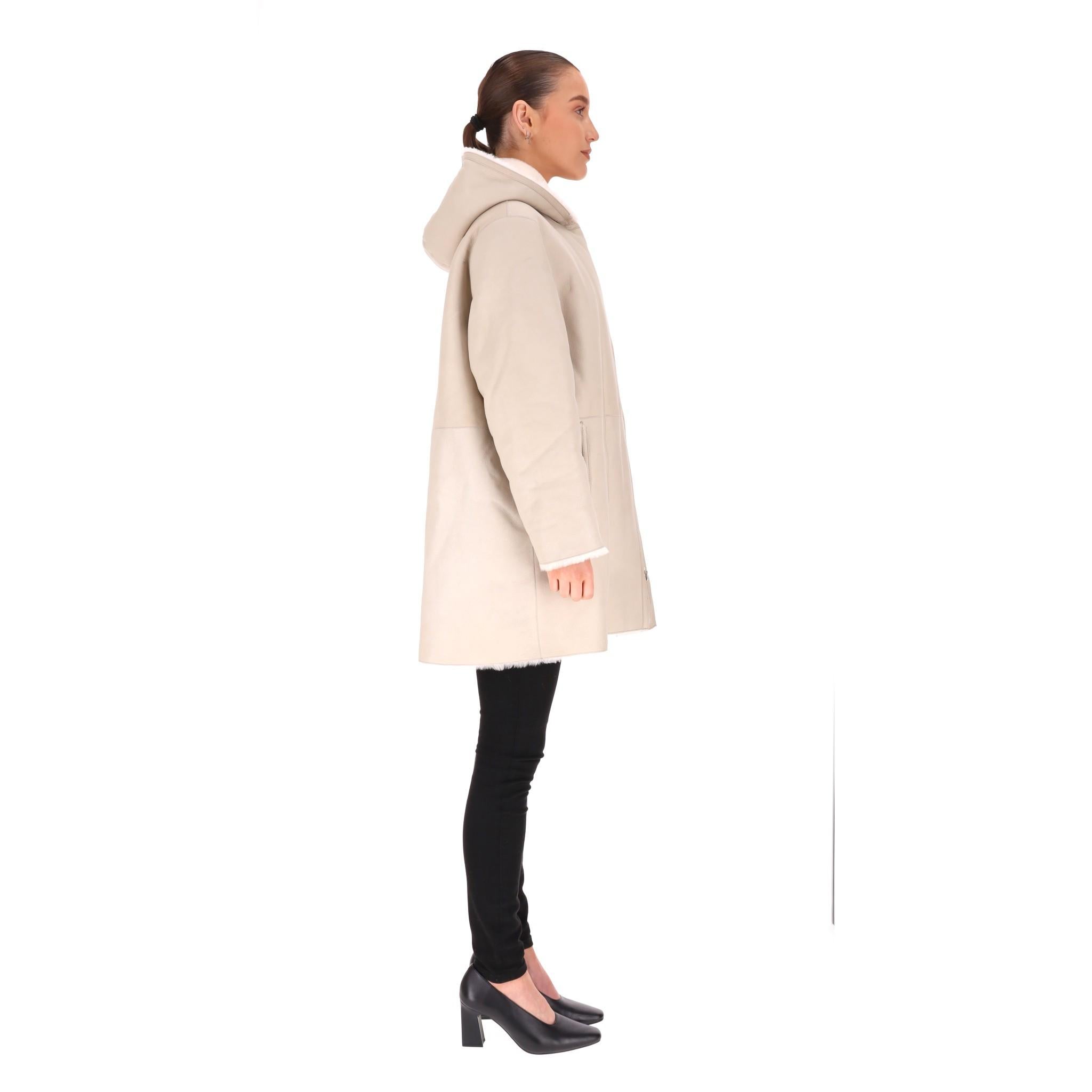 Max & Moi: cappotto reversibile in merino e shearling In condizioni ottime in vendita a London, GB