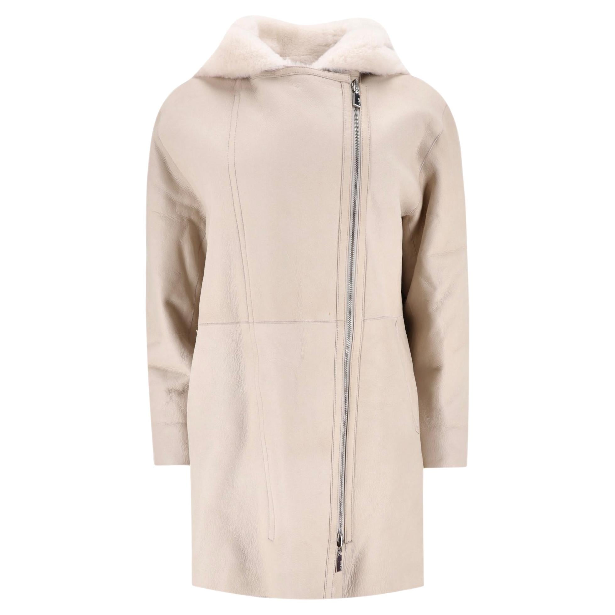 Max & Moi: cappotto reversibile in merino e shearling