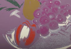 Stilleben mit Obstschale, Modern Screenprint after Max Oppenheimer